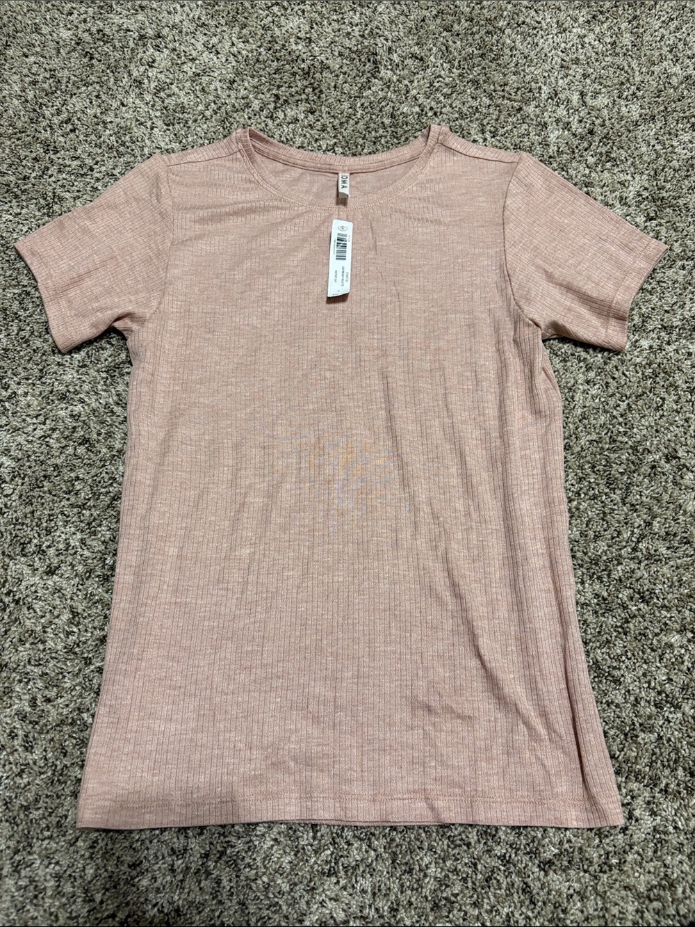 Women's Short Sleeve Ribbed Tee - Soma. Rose.